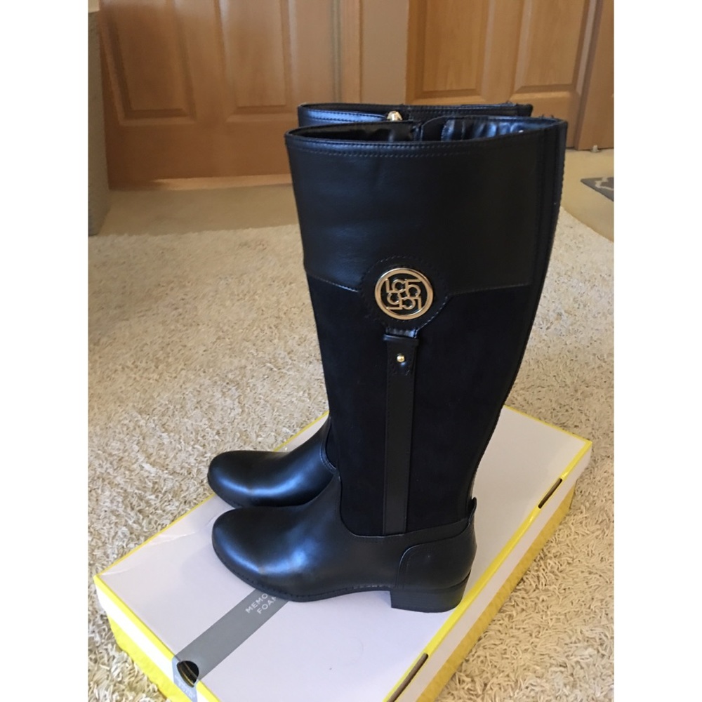 Liz Claiborne Tilia Boots, Suede/Leather Size 8.5M